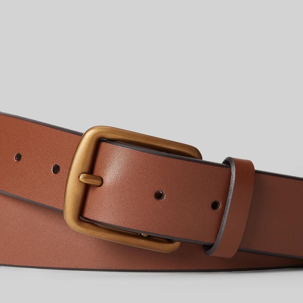 Polo Ralph Lauren حزام جلد Signature Pony — بني — صورة 2