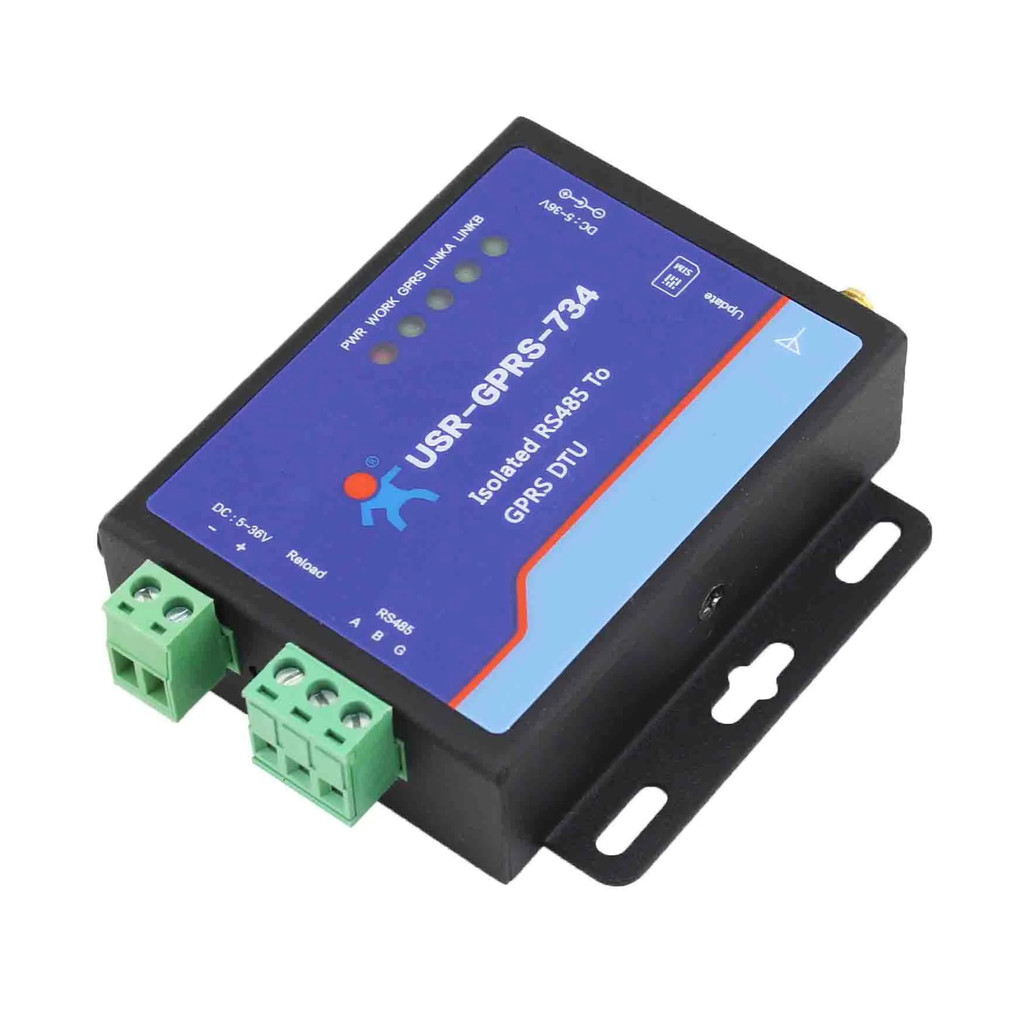 พอร์ตอนุกรม GPRS DTU ไปยังโมดูล GPRS