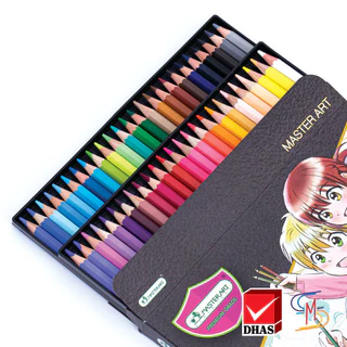 Master Art มาสเตอร์อาร์ต สีไม้ ดินสอสีไม้ แท่งยาว 50 สี รุ่นมังงะ Special Collection (1 กล่อง)