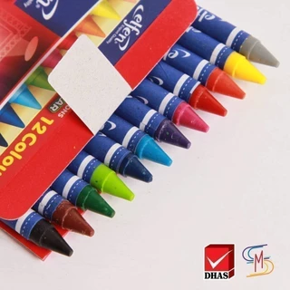 Elfen เอลเฟ่น สีเทียน ขนาดมาตรฐาน 12 สี จำนวน 1 กล่อง