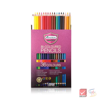 Master Art มาสเตอร์อาร์ต สีไม้ ดินสอสี ชนิด 2 หัว 12-36 สี
