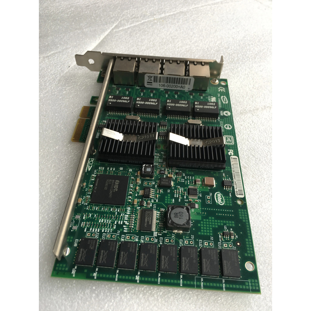 การ์ดเครือข่าย PCI-e PRO1000 PT QUAD PORT 106-00200+A0 B1