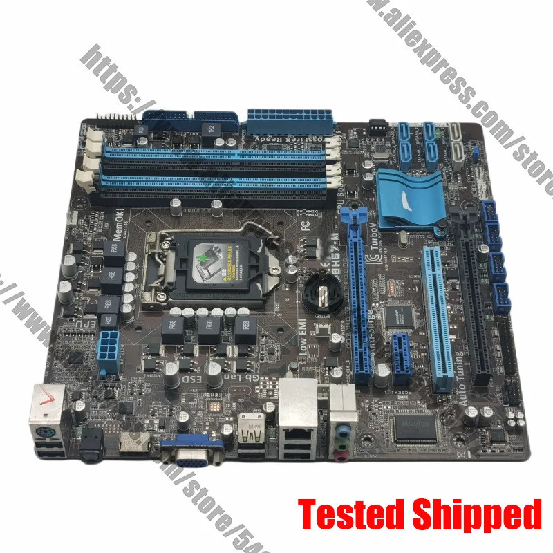 แผงควบคุมอุตสาหกรรม P8H67-M PRO H67 1155 เมนบอร์ดคุณภาพดี