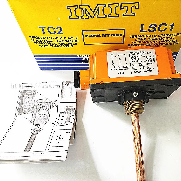 ตัวควบคุมอุณหภูมิ IMIT ใหม่ TC2 1750 542470   0-90 องศา