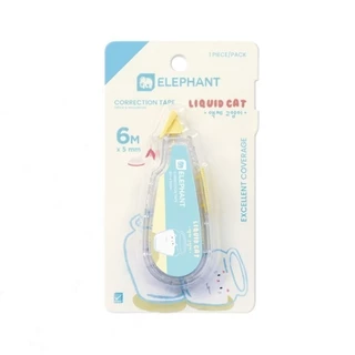 เทปลบคำผิด ตราช้าง Elephant รุ่น Liquid Cat, Pocket, Shiro-Neko คละลาย Correction Tape