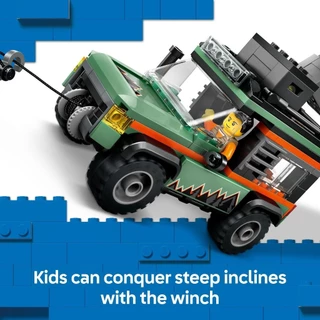 LEGO City 60447 Off-Road 4x4 Mountain Truck (221pcs.), Building Blocks, Kids Toy