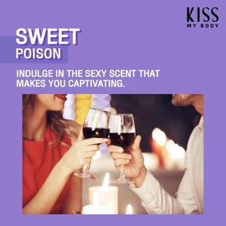 Kiss My Body โลชั่นน้ำหอมบำรุงผิว Bright & Shine กลิ่น Sweet Poison หอมสไตล์ Floral เซ็กซี่ 226g.