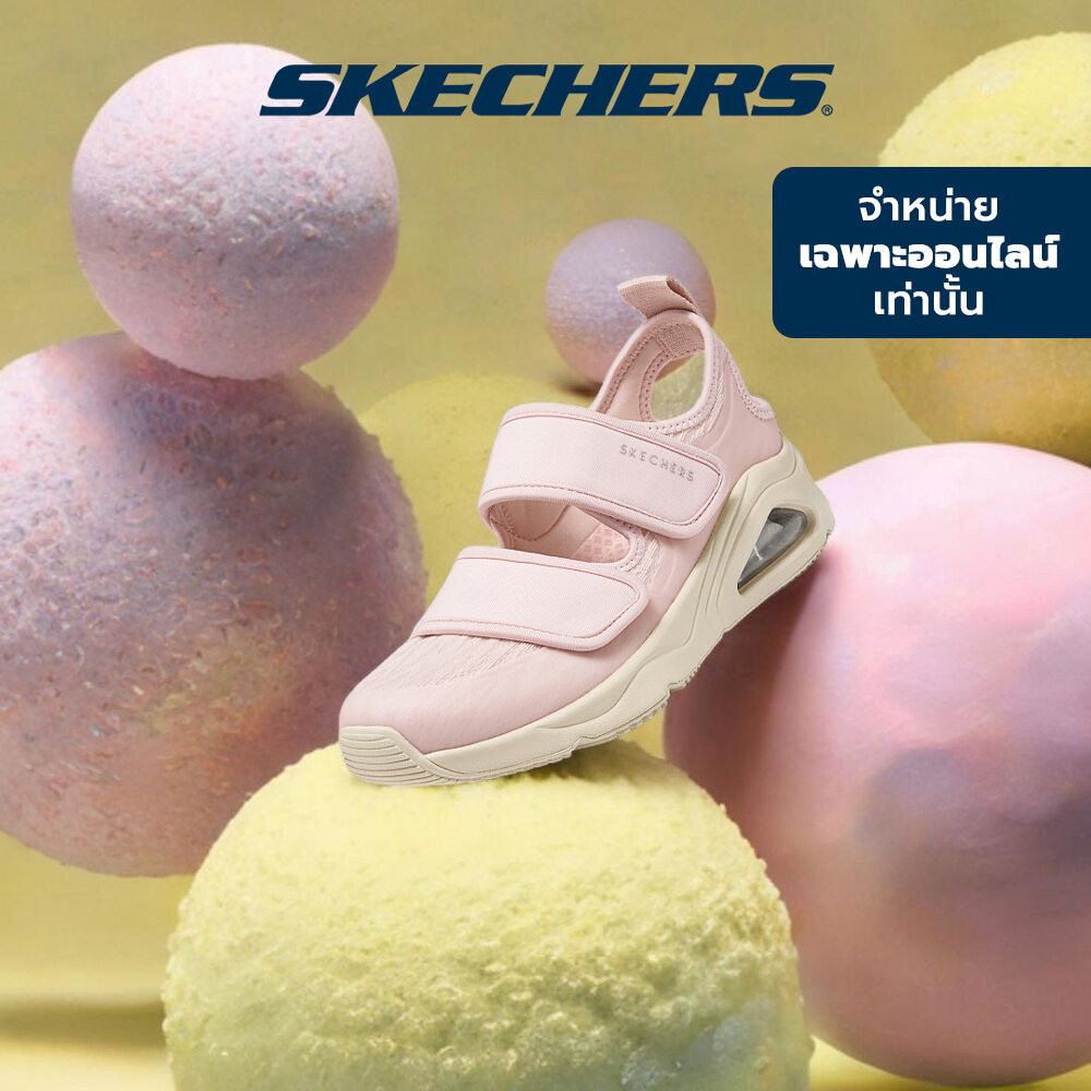 Skechers สเก็ตเชอร์ส รองเท้าผู้หญิง Women Online Exclusive SKECHERS Street Tres-Air Uno Shoes - 177406-BLSH