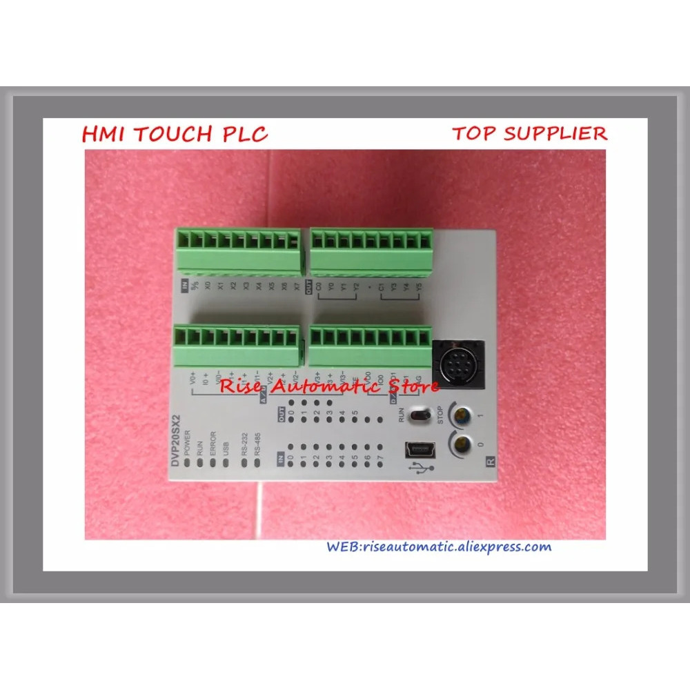 DVP20SX211R ใหม่เดิม DC24V PLC 8DI 4AI 6DO รีเลย์อนาล็อกเอาท์พุทโมดูล