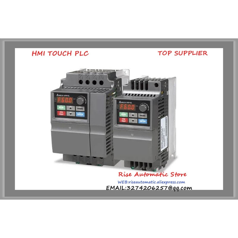 ตัวแปลงไฟฟ้า VFD-C200 ขับเคลื่อนมอเตอร์ AC 3 เฟส 380V 750W 1HP 3A 600HZ ใหม่ VFD007CB43A-20