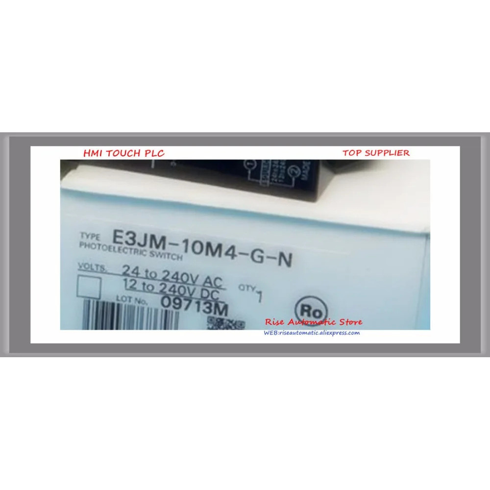ใหม่ ต้นฉบับ E3JM-10M4-G-N 24-240VAC 12-240VDC สวิตช์โฟโตอิเล็กทริค เซ็นเซอร์โฟโตอิเล็กทริค