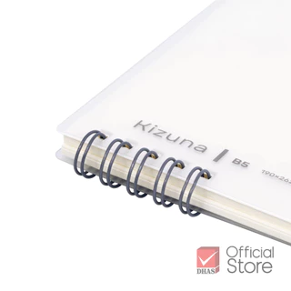 Elephant สมุด สมุดสันห่วง ปกพลาสติก PP ขนาด B5 80G 60S Kizuna จำนวน 1 เล่ม