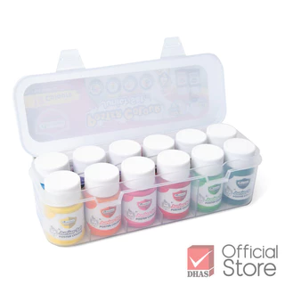 Master Art ชุดพร้อมใช้ สีโปสเตอร์ 15 มล. 12 สี และ พู่กัน พู่กันหัวกลม รุ่นจิตรกรน้อย จำนวน 1 ชุด