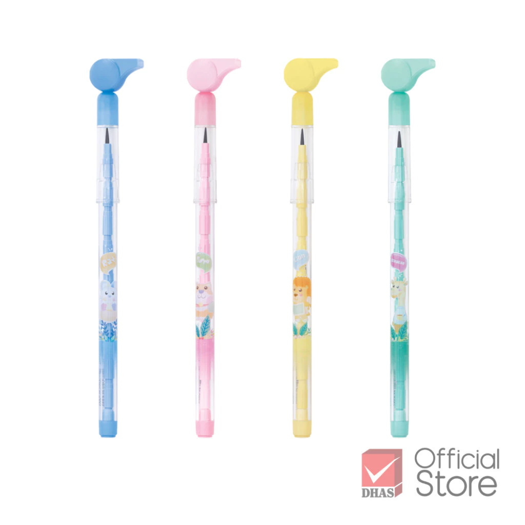 Elfen Plus ดินสอ ดินสอดำ ดินสอต่อไส้ คละสี จำนวน 1 แท่ง