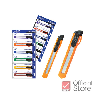 [แพ็ค 6 ชิ้น] Elfen คัตเตอร์ มีดคัตเตอร์ 45 องศา 9 มม. No.1 คละสี จำนวน 6 อัน