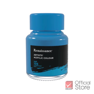 Renaissance สีอะคริลิค 20 มล. สีสะท้อนแสง 6 เฉดสี จำนวน 1 ขวด