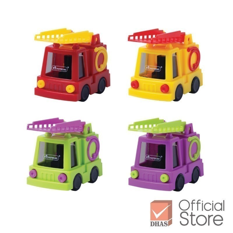 Master Art กบเหลา กบเหลาดินสอ รถดับเพลิง คละสี จำนวน 1 ชิ้น