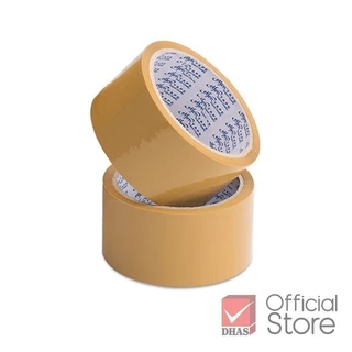 [ยกแพ็ค 6 ม้วน] Elfen เทป เทปโอพีพี เทปปิดกล่อง สีน้ำตาล 48 มม. 40 หลา จำนวน 6 ม้วน