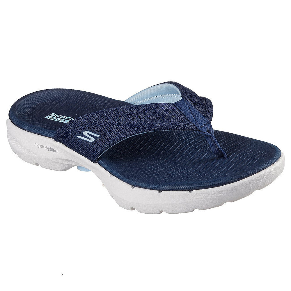 Skechers สเก็ตเชอร์ส รองเท้าแตะผู้หญิง Women On-The-GO GOwalk 6 Focus Walking Sandals - 140999-NVY