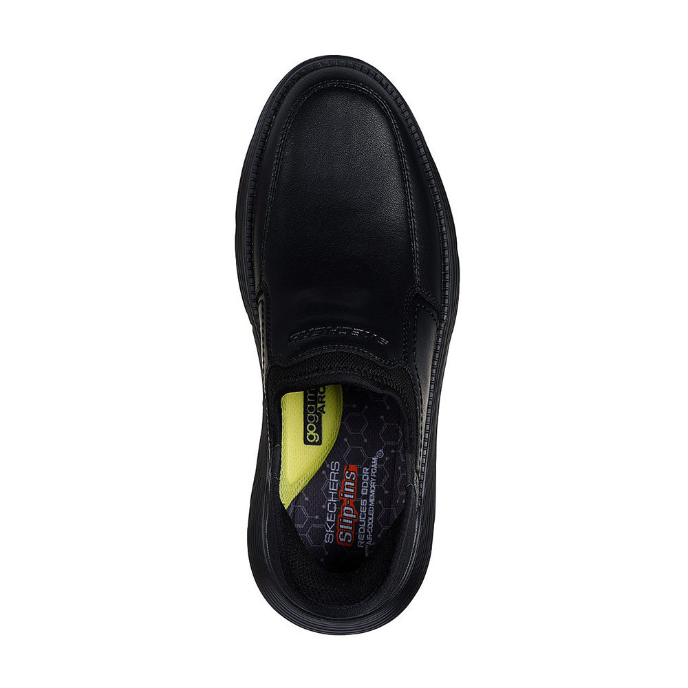 Skechers สเก็ตเชอร์ส รองเท้าผู้ชาย Men Slip-ins SKECHERS USA Garza Dorado Shoes - 205067-BBK Air-Cooled Memory Foam
