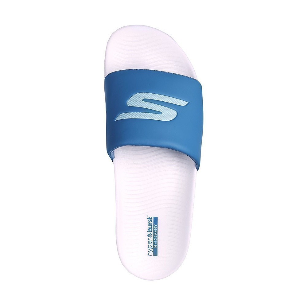 Skechers สเก็ตเชอร์ส รองเท้าแตะผู้ชาย Men On-The-GO Hyper Slide Deriver Walking Slides - 246020-WBL