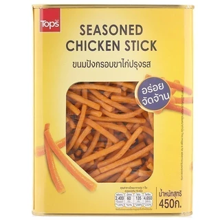TOPS ท็อปส์ขนมปังกรอบขาไก่ปรุงรส 450กรัม [8853474062645]
