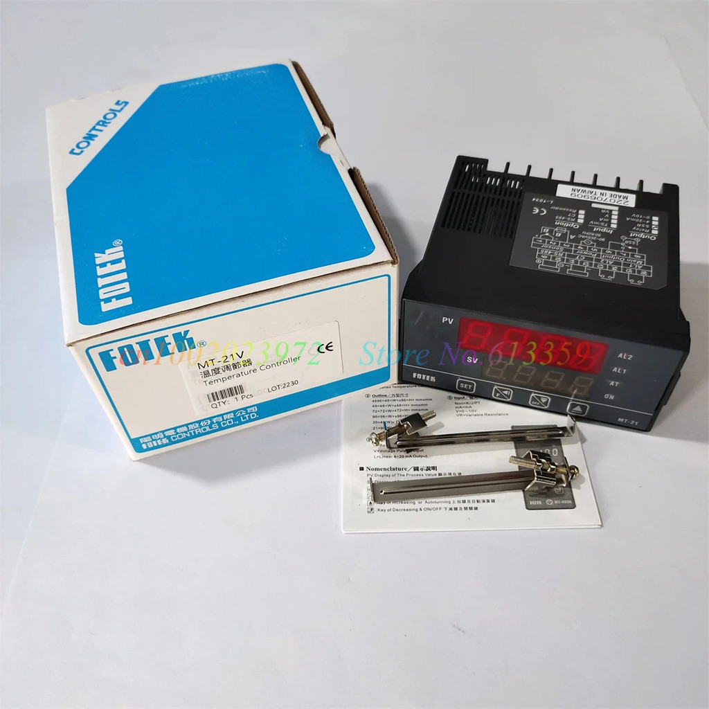 ตัวควบคุมอุณหภูมิ FOTEK PID+Fuzzy เอาท์พุต SSR MT21-V MT-21V ใหม่ ต้นฉบับ 96*48*80