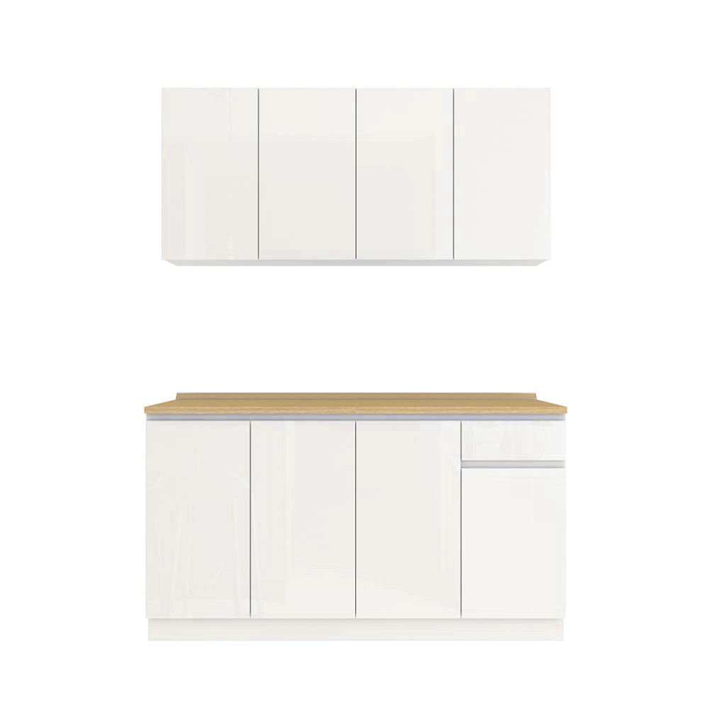 INDEX LIVING MALL ชุดครัว รุ่นเตตริส ขนาด 160 ซม. - สีขาว