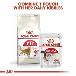 Royal Canin Fit 4kg อาหารเม็ดแมวโต รูปร่างดี อายุ 1 ปีขึ้นไป (Dry Cat Food, โรยัล คานิน)