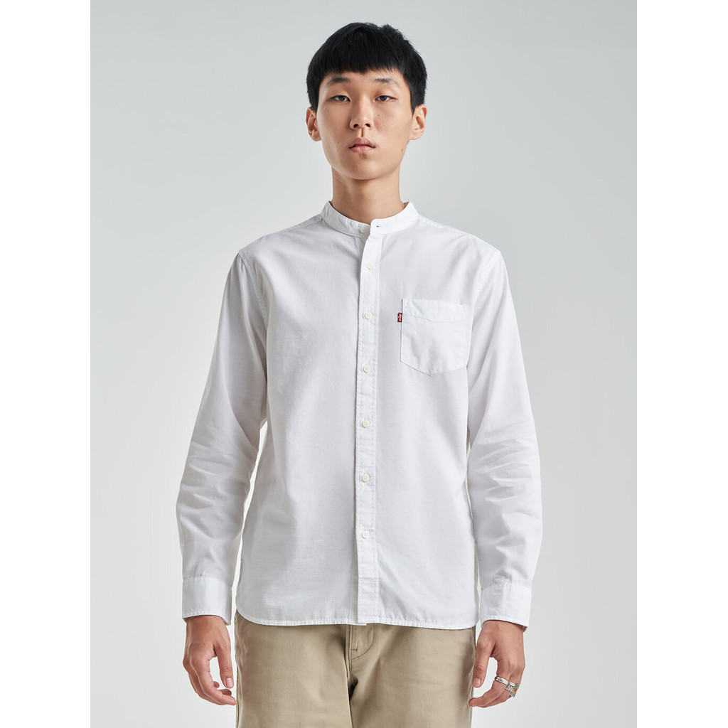 เสื้อเชิ้ตผู้ชาย Levi's® Men's Banded Collar 1 Pocket Shirt