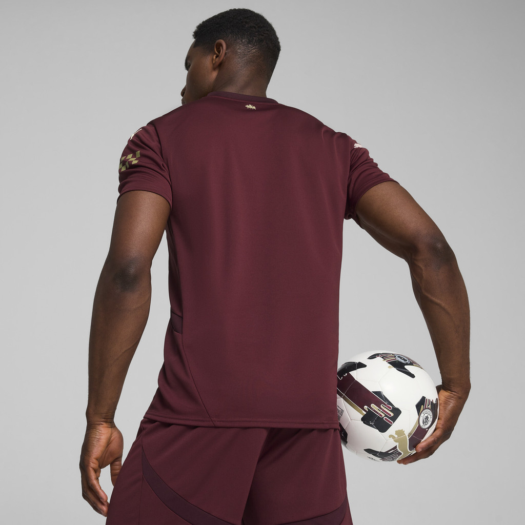 PUMA FOOTBALL - เสื้อเจอร์ซีย์ชายชุดที่สามของทีม Manchester City ฤดูกาล 24/25 สีแดง  77520103