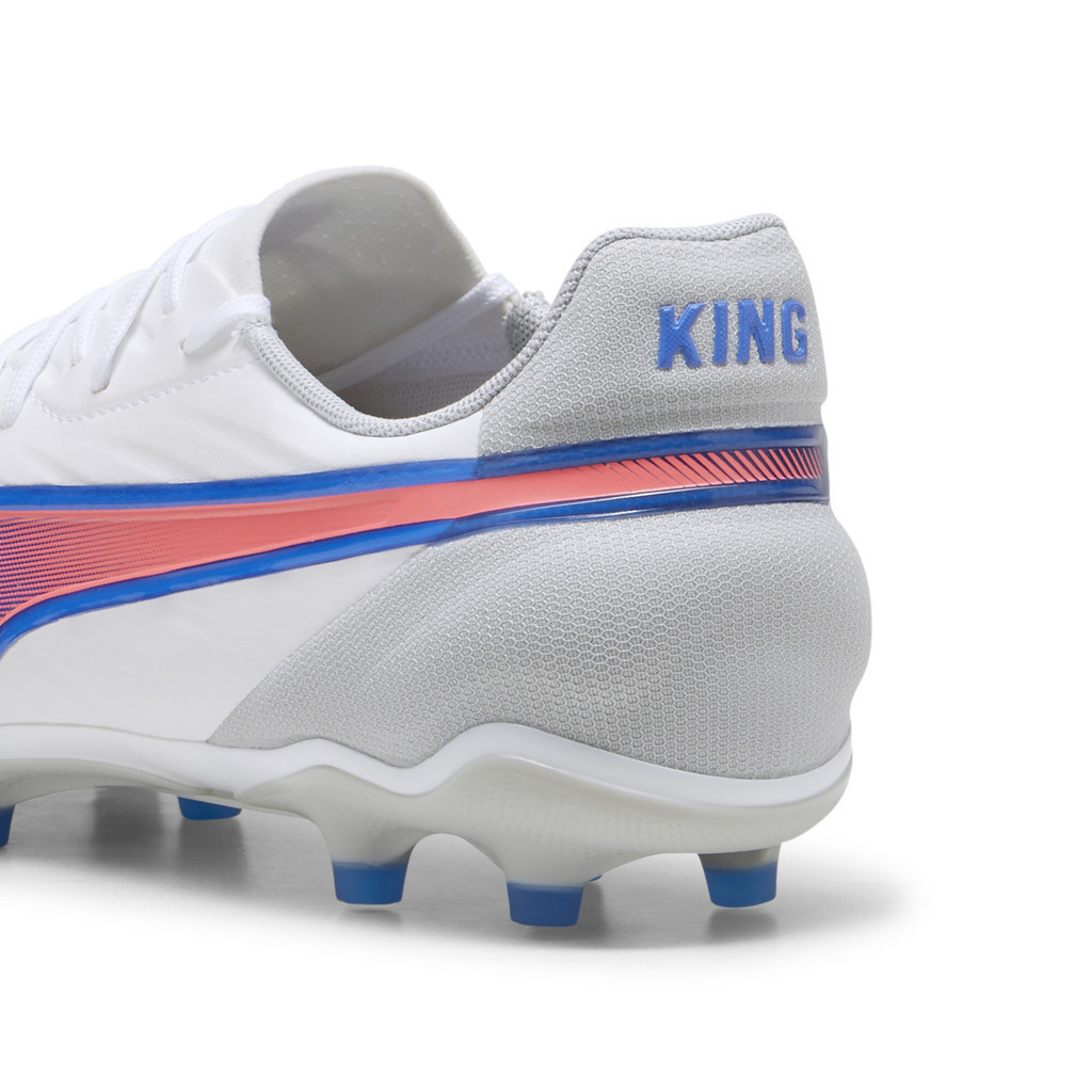 PUMA FOOTBALL - รองเท้าฟุตบอล KING MATCH FG/AG สีขาว  10786302