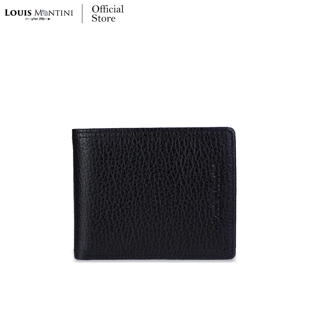 [ส่งด่วนฟรี] Louis Montini (Casual Wallet) กระเป๋าสตางค์ผู้ชายหนังวัวแท้ Men's Wallet TTM079