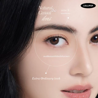 Lollipop OnStyle Contact Lens Honey Black 0.00ถึง-1000 คอนแทคเลนส์