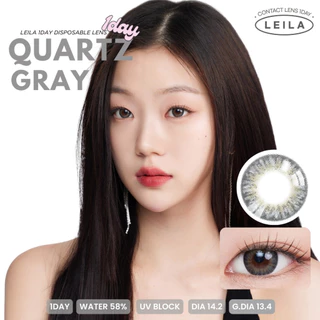 LEILA 1DAY Quartz GRAY 6ชิ้น คอนแทคเลนส์รายวัน