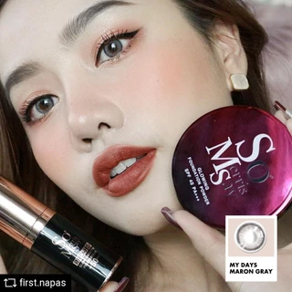 Lollipop My Days Contact Lens Maron Gray 0.00ถึง-1000 คอนแทคเลนส์