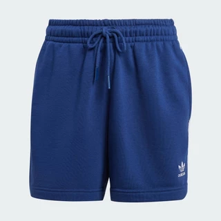 adidas Lifestyle 3-Stripes French Terry Shorts Women Blue IY2158