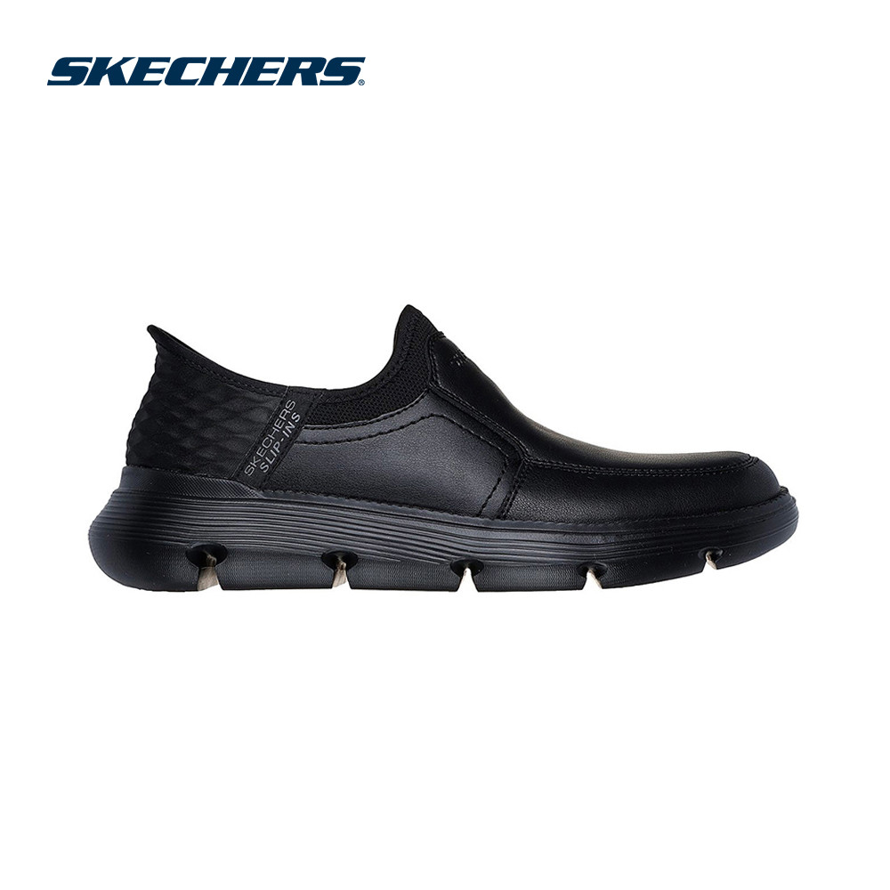 Skechers สเก็ตเชอร์ส รองเท้าผู้ชาย Men Slip-ins SKECHERS USA Garza Dorado Shoes - 205067-BBK Air-Cooled Memory Foam