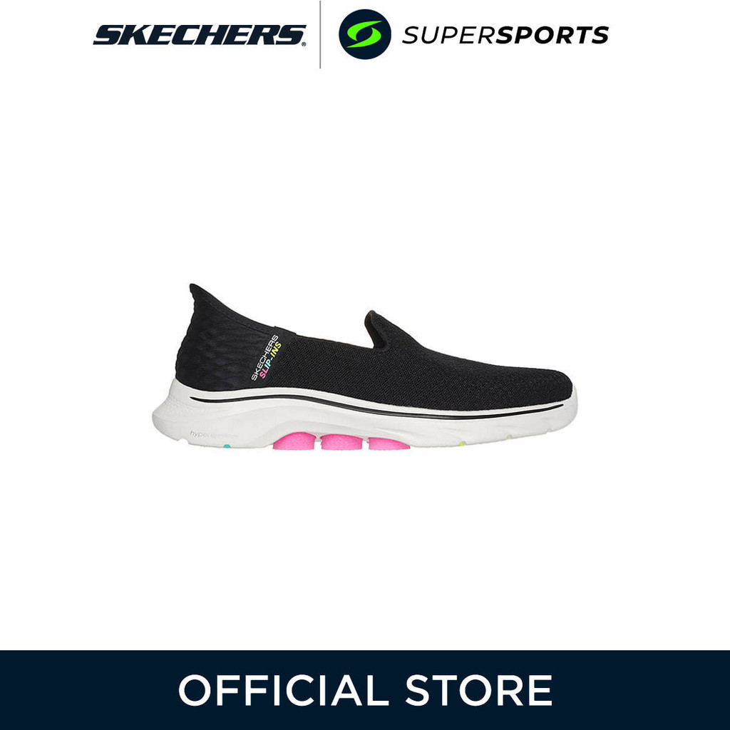 SKECHERS Slip-ins®: GO WALK 7™ - Daley 125228-BKHP รองเท้าผู้หญิง