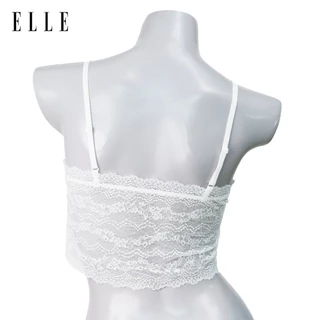 ELLE เสื้อบังทรงLH1827 ตัวสั้น สายดียว ผ้าลุกไม้ทั้งตัว ตาข่ายซับเต้ากันโป๊ สินค้าแท้เกรดA