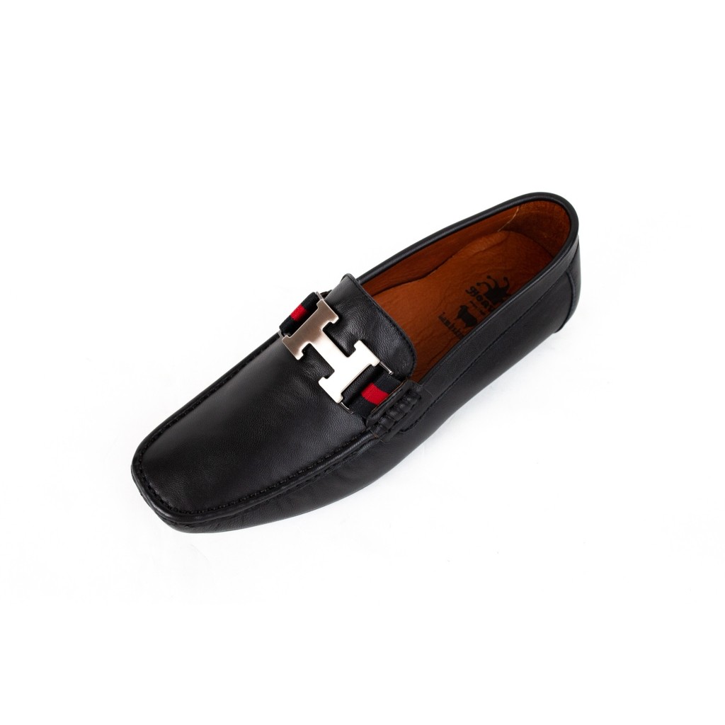 HEAVY SHOES รองเท้าหนังแกะโลฟเฟอร์ VC8234 มีสีดำ