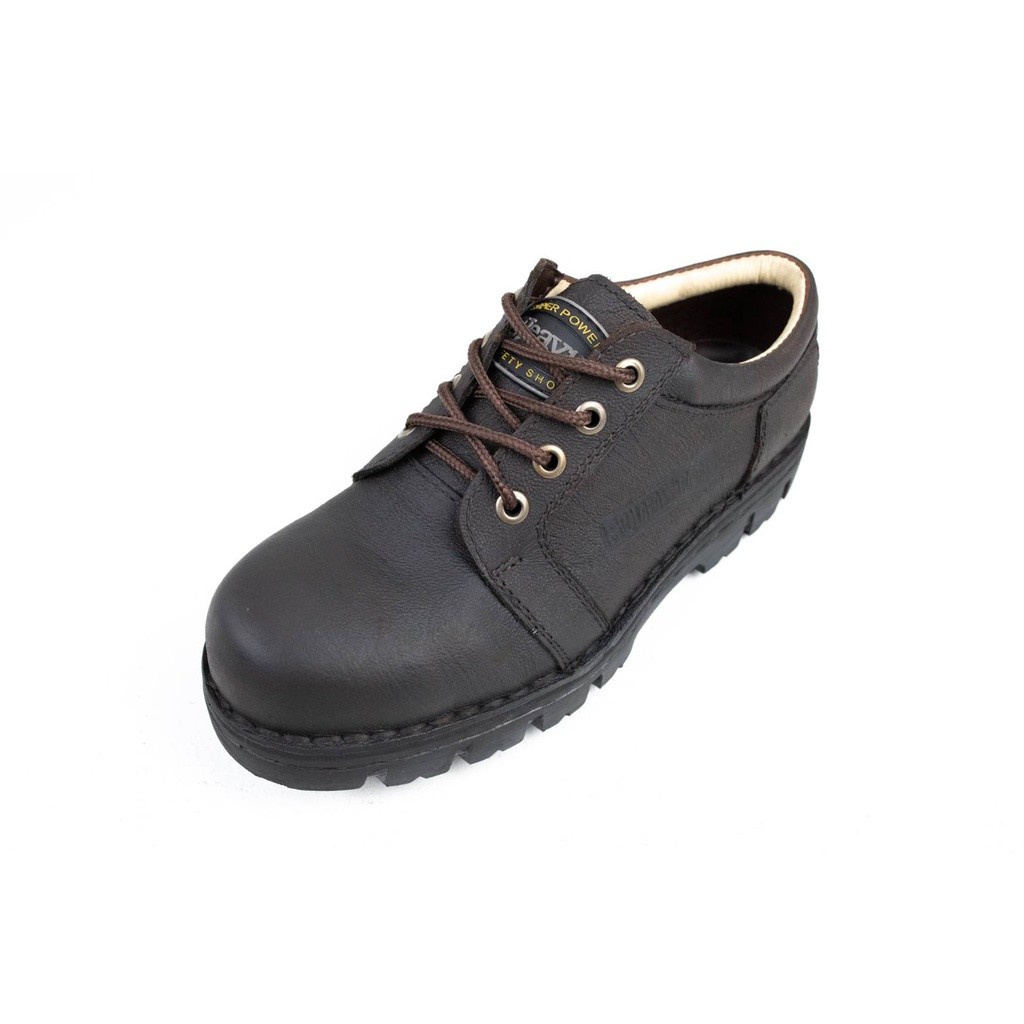 HEAVY SHOESรองเท้าแบบผูกเชือก หัวเหล็ก VC3744 มี สีน้ำตาล