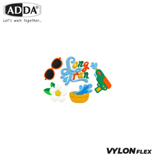 ADDA ตัวติดรองเท้า สงกรานต์ SET 5 PCS  รุ่น JB014W1