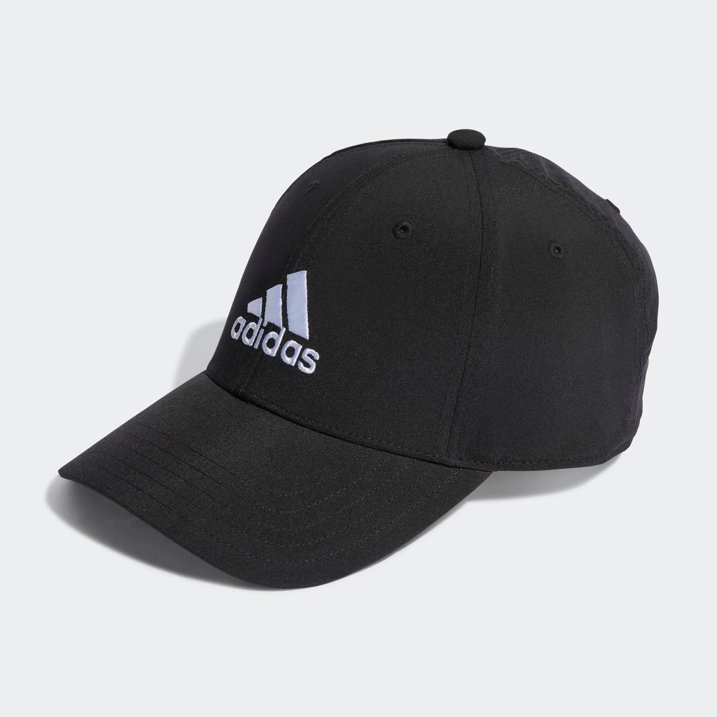 adidas ไลฟ์สไตล์ หมวกเบสบอลน้ำหนักเบาปักโลโก้ Unisex สีดำ IB3244 thumbnail 3