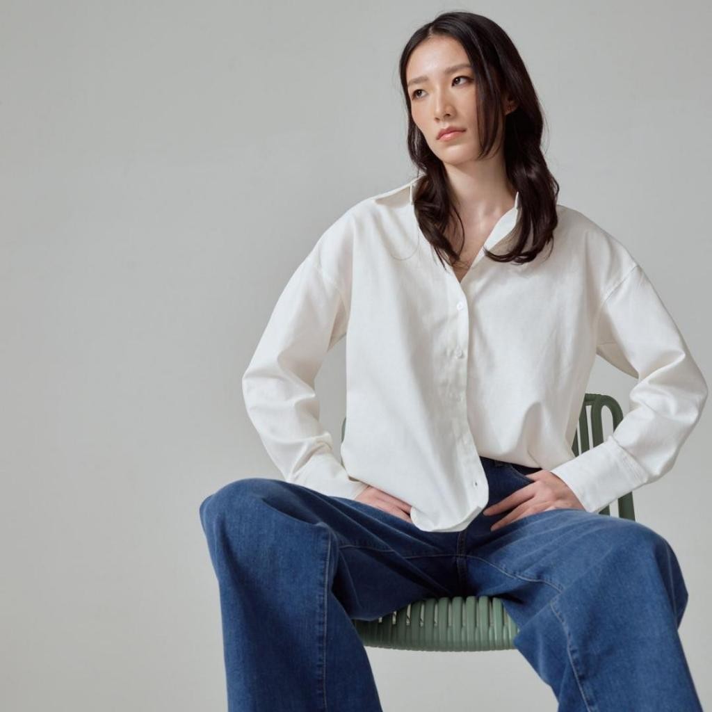Chewa Oxford Shirt เสื้อเชิ้ต แขนยาว 8170-4