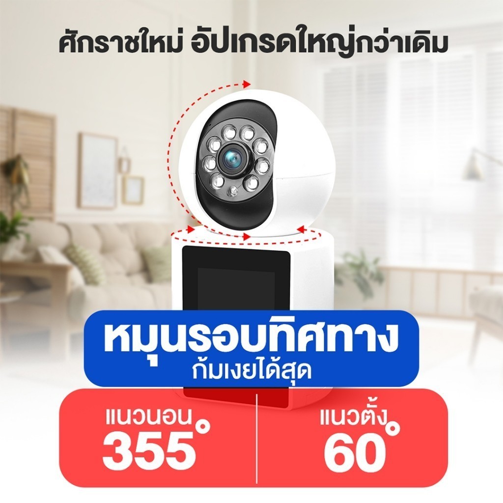 ASTON กล้องวงจรปิด วิดีโอคอลสองทาง IP2Call โทรคุยได้ไม่เสียตังค์ Wifi วิดิโอคอลได้ในตัว สามารถโต้ตอบได้