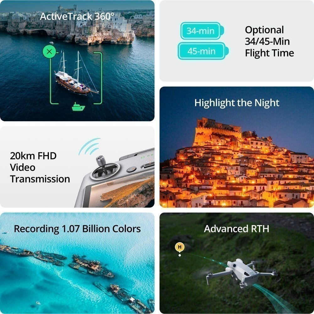 [สินค้ารับเฉพาะหน้าสาขา] DJI Mini 4 Pro Drone with RC 2 //RC //Fly More Combo (ประกันศูนย์ 1 ปี)