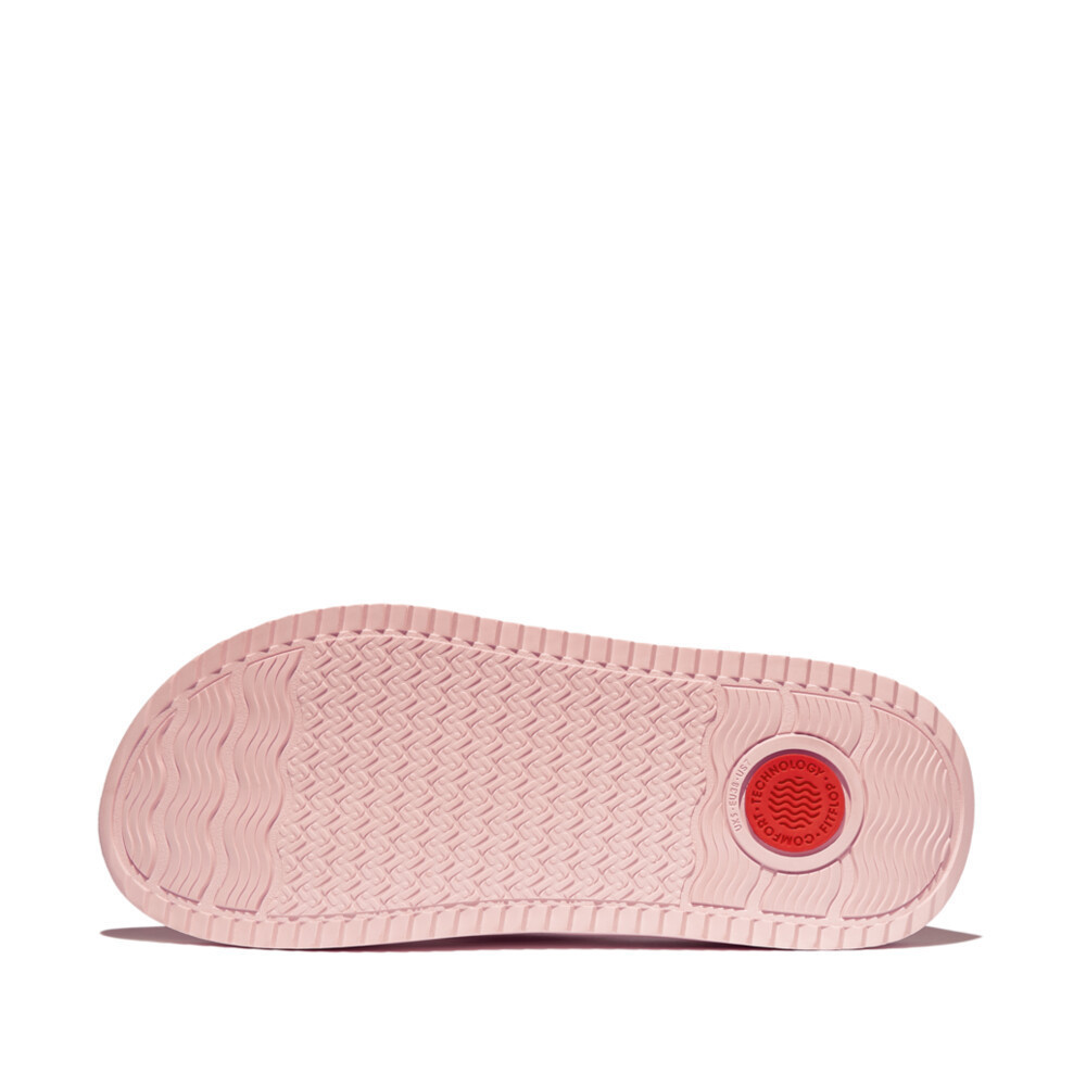 FITFLOP SURFF CONTRAST-STITCH LEATHER รองเท้าแตะแบบหูหนีบผู้หญิง รุ่น IM5-B54 สี PINK