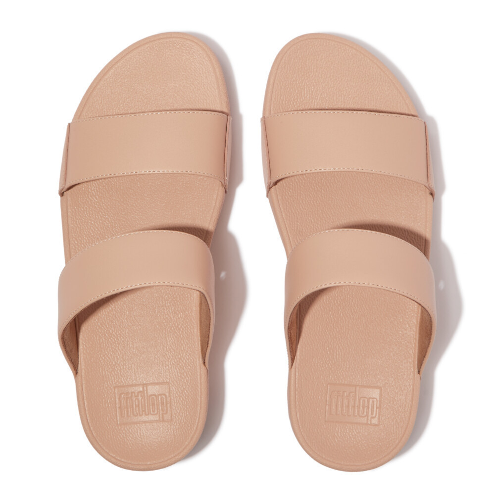 FITFLOP LULU LEATHER รองเท้าแตะผู้หญิง รุ่น ED4-C13 สี BEIGE