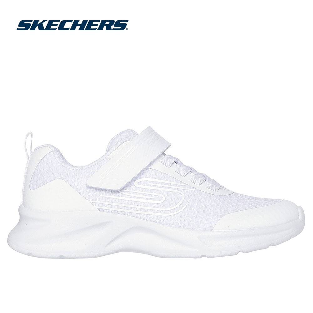 Skechers สเก็ตเชอร์ส รองเท้านักเรียนเด็กผู้ชาย Boy BTS Dynamatic Shoes - 405112L-WHT (BTS)